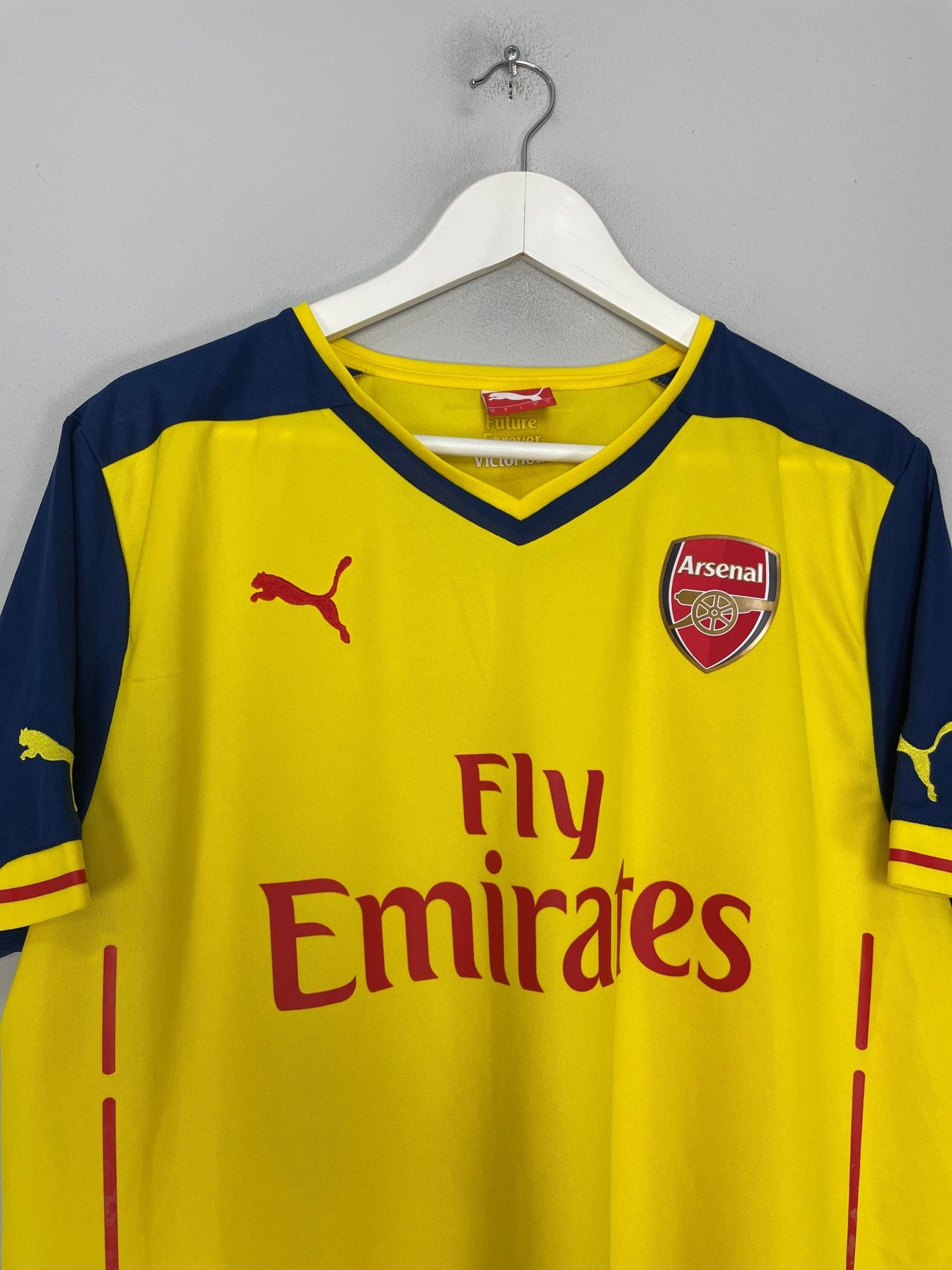 Shop 2014/15 ARSENAL S.CAZORLA #19 AWAY SHIRT (L) PUMA, classic football shirts, vintage football shirts & retro soccer jerseys at Cult Kits