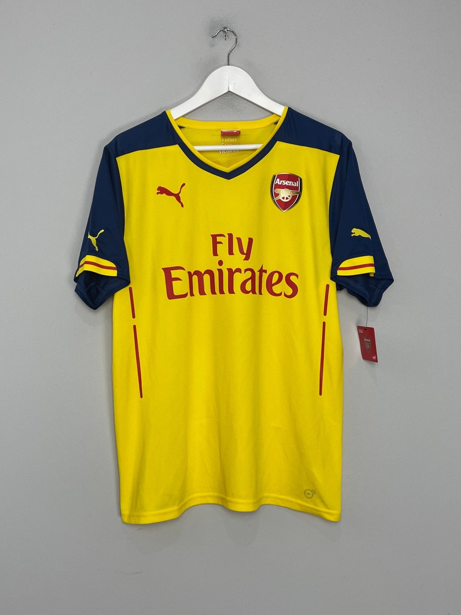 Shop 2014/15 ARSENAL S.CAZORLA #19 *BNWT* AWAY SHIRT (L) PUMA, classic football shirts, vintage football shirts & retro soccer jerseys at Cult Kits
