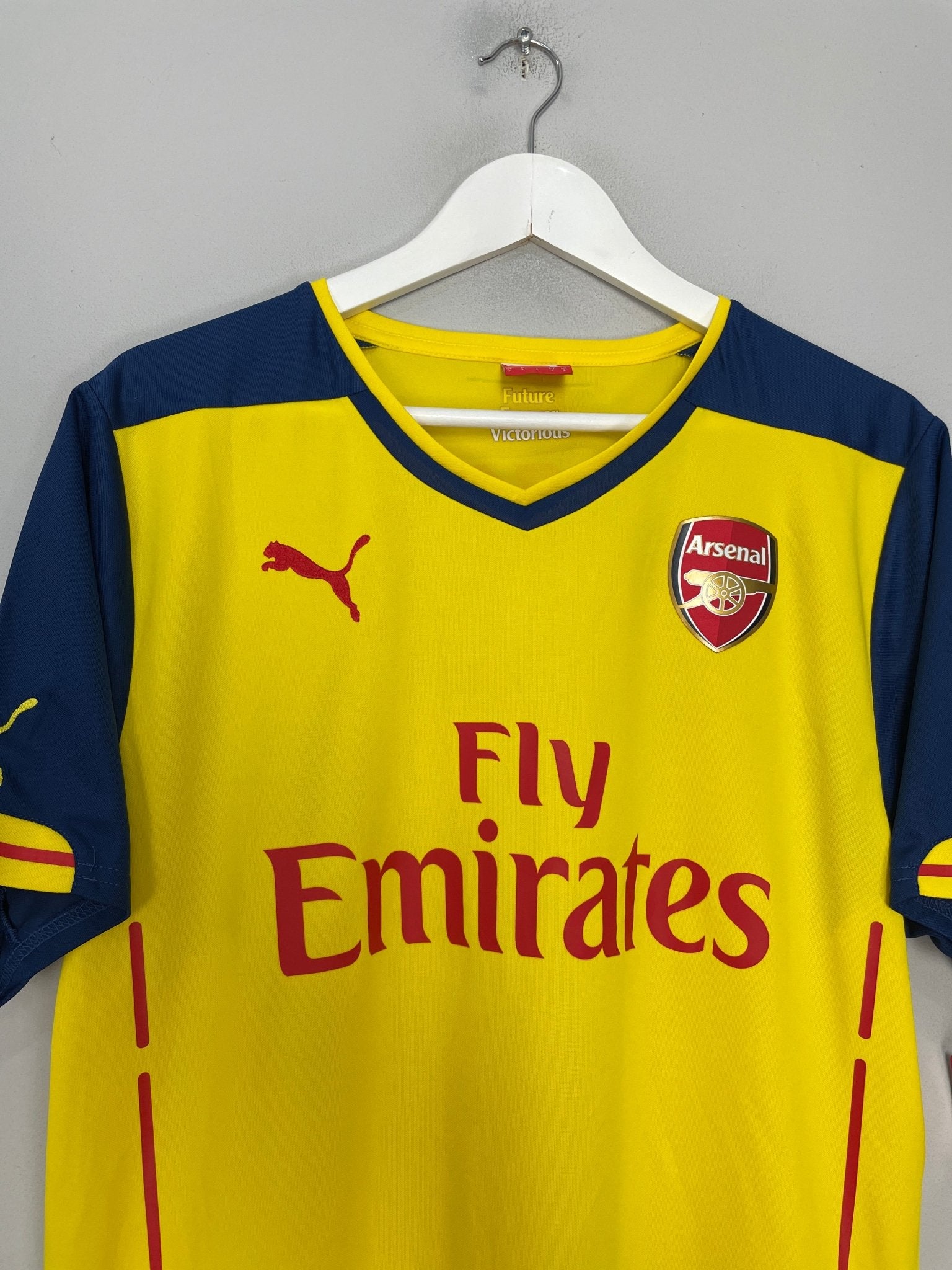 Shop 2014/15 ARSENAL S.CAZORLA #19 *BNWT* AWAY SHIRT (L) PUMA, classic football shirts, vintage football shirts & retro soccer jerseys at Cult Kits