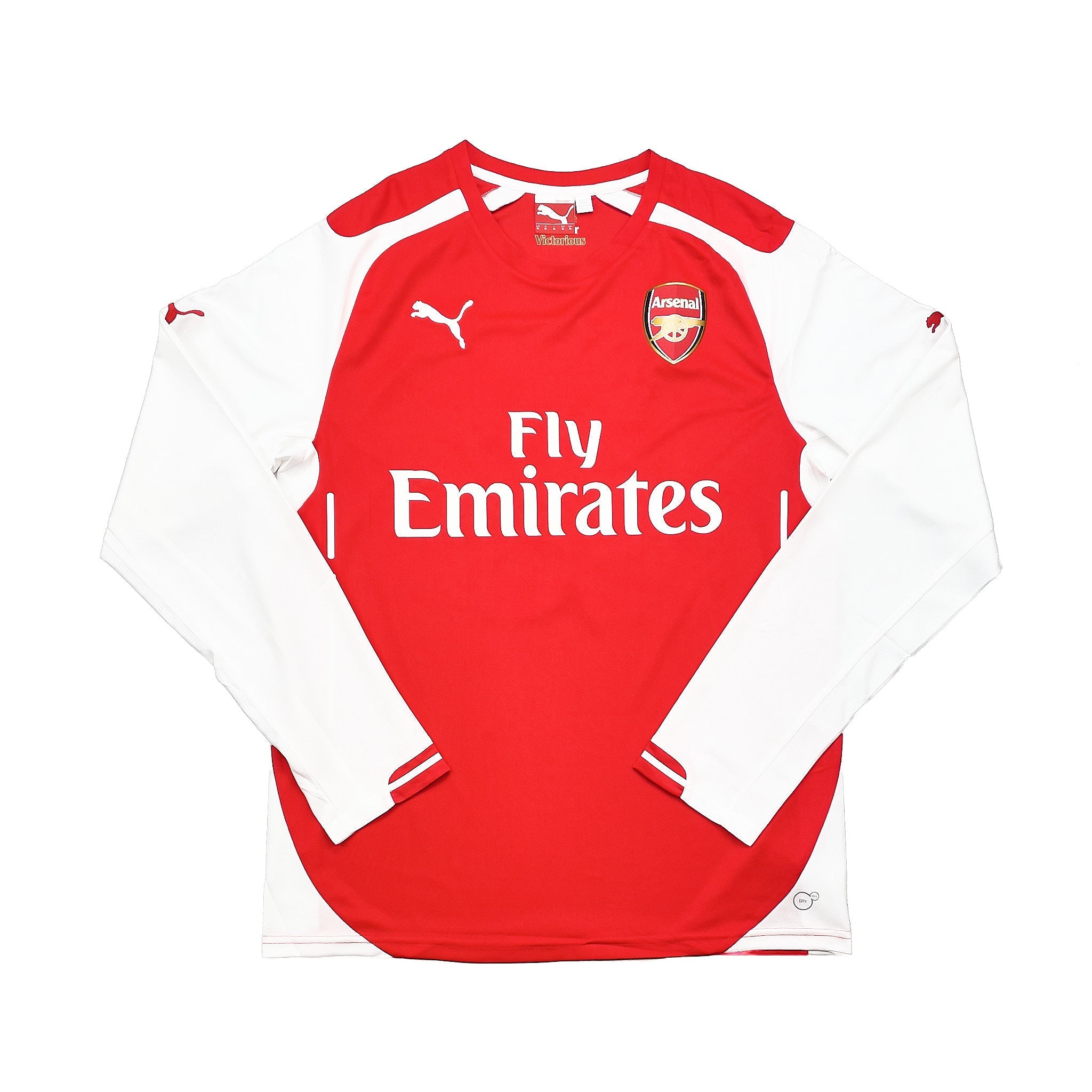Buy 2014/15 Arsenal S.Cazorla 19 L/S Home Shirt (M) Puma ~ Free worldwide shipping available ~ Authentic Vintage Football Shirts from Cult Kits