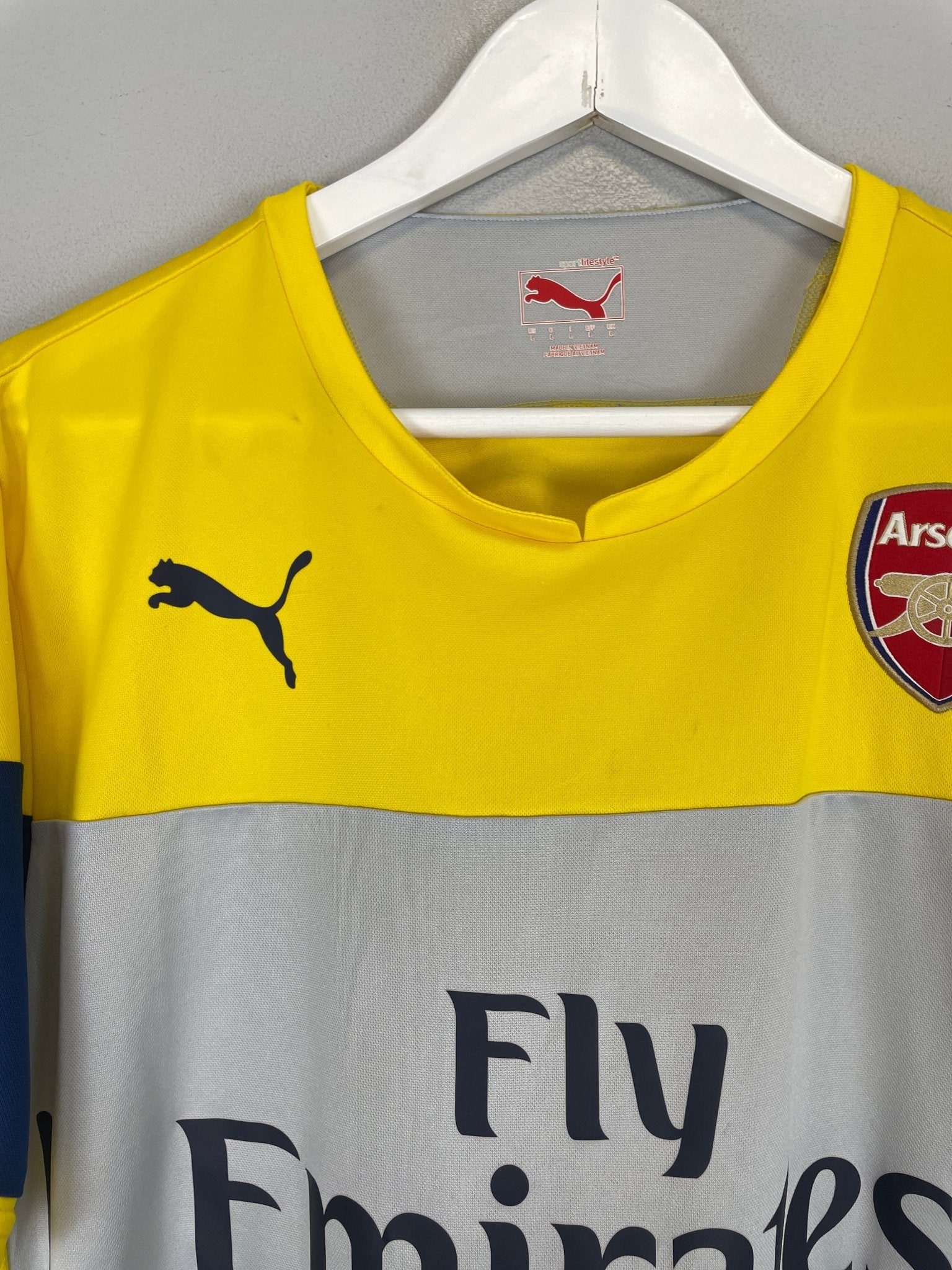 Shop 2014/15 ARSENAL TRAINING SHIRT (L) PUMA, classic football shirts, vintage football shirts & retro soccer jerseys at Cult Kits