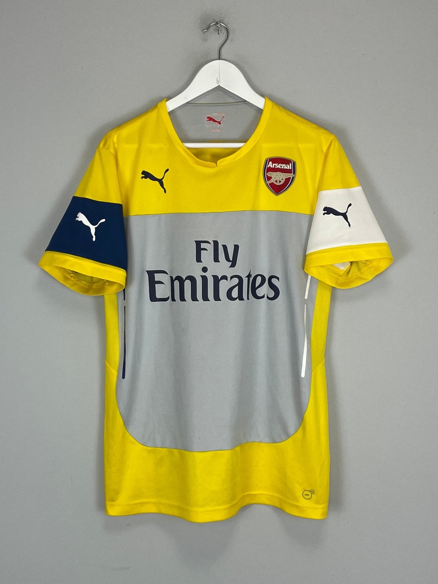 Shop 2014/15 ARSENAL TRAINING SHIRT (L) PUMA, classic football shirts, vintage football shirts & retro soccer jerseys at Cult Kits