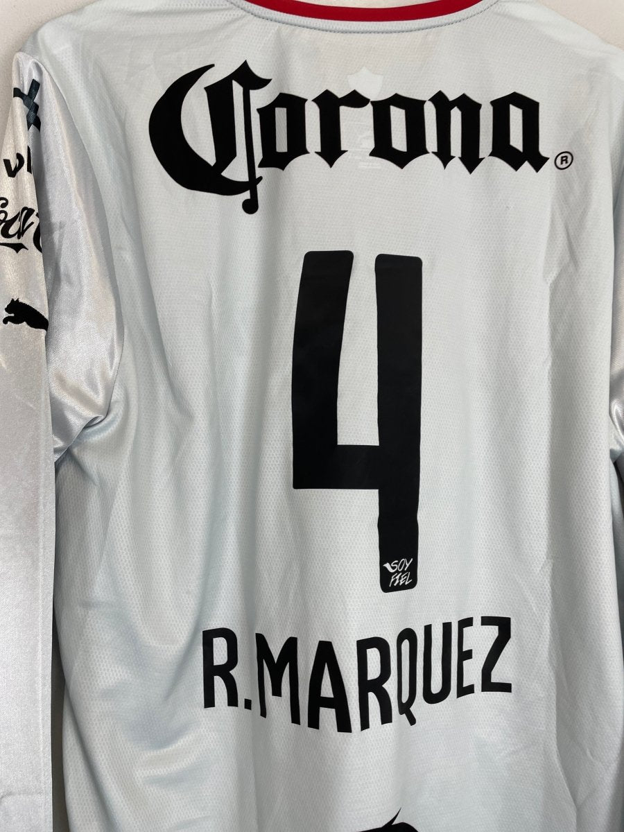 2014/15 ATLAS R.MARQUEZ 4 L/S AWAY SHIRT (XL) PUMA - Cult Kits - XL - Buy Vintage Football Shirts, Authentic Retro Football Shirts For Sale, Classic Football Shirts & Soccer Jersey