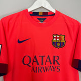 Shop 2014/15 BARCELONA MESSI #10 AWAY SHIRT (M) NIKE, classic football shirts, vintage football shirts & retro soccer jerseys at Cult Kits
