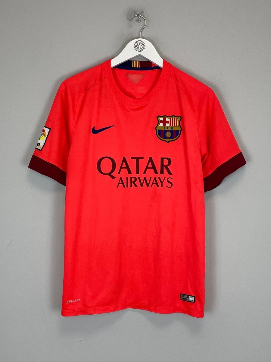 2014/15 BARCELONA MESSI 10 AWAY SHIRT (M) NIKE - Cult Kits - Medium - Buy Vintage Football Shirts, Authentic Retro Football Shirts For Sale, Classic Football Shirts & Soccer Jersey