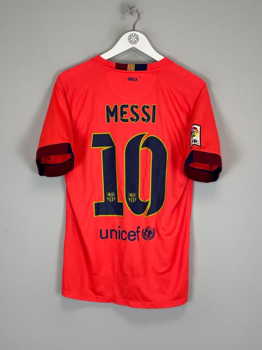 2014/15 BARCELONA MESSI 10 AWAY SHIRT (M) NIKE - Cult Kits - Medium - Buy Vintage Football Shirts, Authentic Retro Football Shirts For Sale, Classic Football Shirts & Soccer Jersey