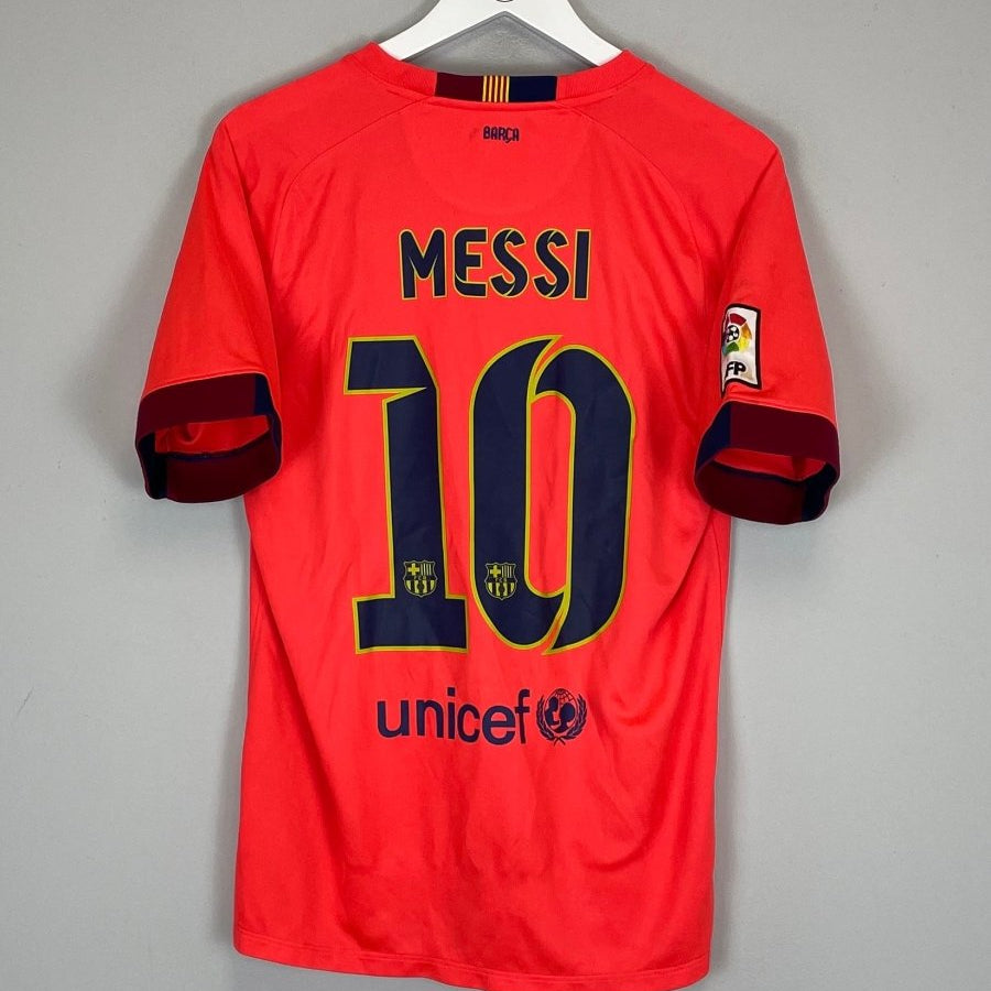 2014/15 BARCELONA MESSI 10 AWAY SHIRT (M) NIKE - Cult Kits - Medium - Buy Vintage Football Shirts, Authentic Retro Football Shirts For Sale, Classic Football Shirts & Soccer Jersey