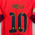 Shop 2014/15 BARCELONA MESSI #10 AWAY SHIRT (S) NIKE, classic football shirts, vintage football shirts & retro soccer jerseys at Cult Kits
