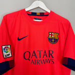 Shop 2014/15 BARCELONA MESSI #10 AWAY SHIRT (XL) NIKE, classic football shirts, vintage football shirts & retro soccer jerseys at Cult Kits