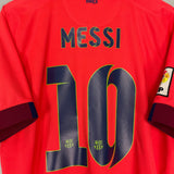 Shop 2014/15 BARCELONA MESSI #10 AWAY SHIRT (XL) NIKE, classic football shirts, vintage football shirts & retro soccer jerseys at Cult Kits