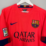 Shop 2014/15 BARCELONA MESSI #10 AWAY SHIRT (XL) NIKE, classic football shirts, vintage football shirts & retro soccer jerseys at Cult Kits