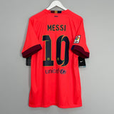 Shop 2014/15 BARCELONA MESSI #10 *BNWT* AWAY SHIRT (L) NIKE, classic football shirts, vintage football shirts & retro soccer jerseys at Cult Kits
