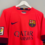 Shop 2014/15 BARCELONA MESSI #10 *BNWT* AWAY SHIRT (L) NIKE, classic football shirts, vintage football shirts & retro soccer jerseys at Cult Kits