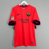 Shop 2014/15 BARCELONA MESSI #10 *BNWT* AWAY SHIRT (L) NIKE, classic football shirts, vintage football shirts & retro soccer jerseys at Cult Kits