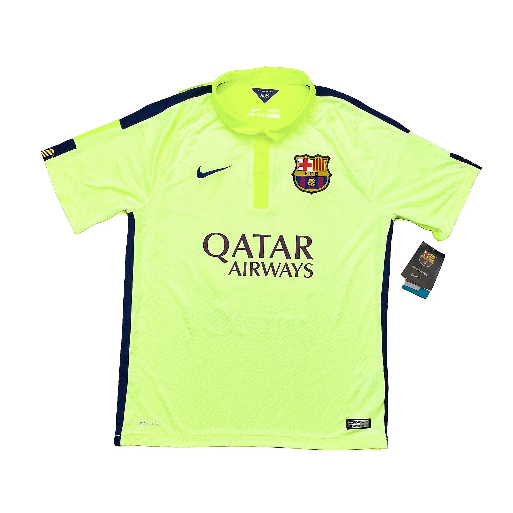 Buy 2014/15 Barcelona Messi 10 *BNWT* Third Shirt (L) Nike ~ Free worldwide shipping ~ Authentic Vintage Football Shirts from Cult Kits