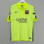 Shop 2014/15 BARCELONA MESSI #10 C/L THIRD SHIRT (M) NIKE, classic football shirts, vintage football shirts & retro soccer jerseys at Cult Kits