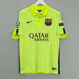 Shop 2014/15 BARCELONA MESSI #10 C/L THIRD SHIRT (M) NIKE, classic football shirts, vintage football shirts & retro soccer jerseys at Cult Kits