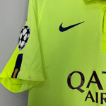 Shop 2014/15 BARCELONA MESSI #10 C/L THIRD SHIRT (M) NIKE, classic football shirts, vintage football shirts & retro soccer jerseys at Cult Kits