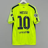 Shop 2014/15 BARCELONA MESSI #10 C/L THIRD SHIRT (M) NIKE, classic football shirts, vintage football shirts & retro soccer jerseys at Cult Kits