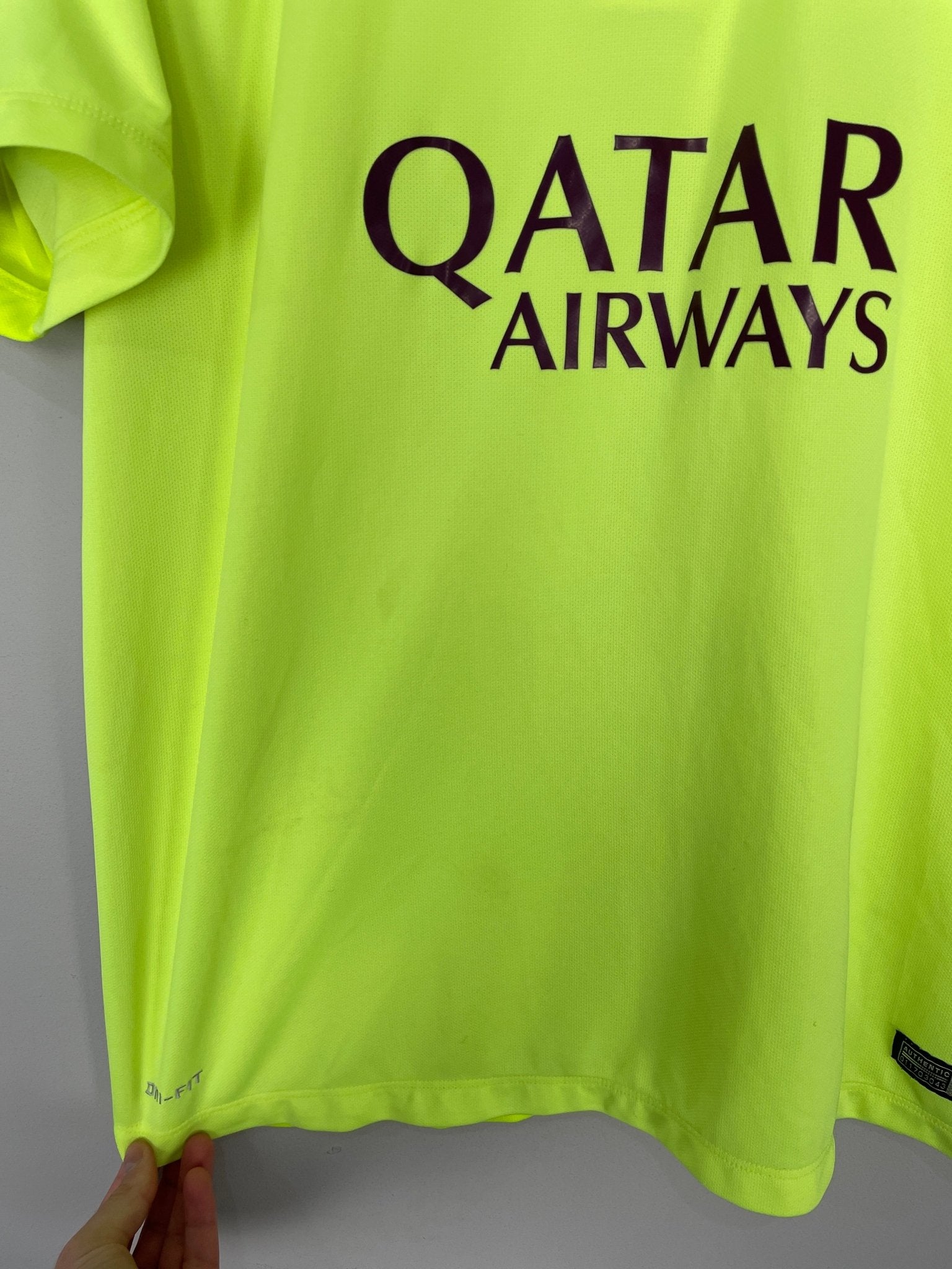 Shop 2014/15 BARCELONA MESSI #10 C/L THIRD SHIRT (XL) NIKE, classic football shirts, vintage football shirts & retro soccer jerseys at Cult Kits