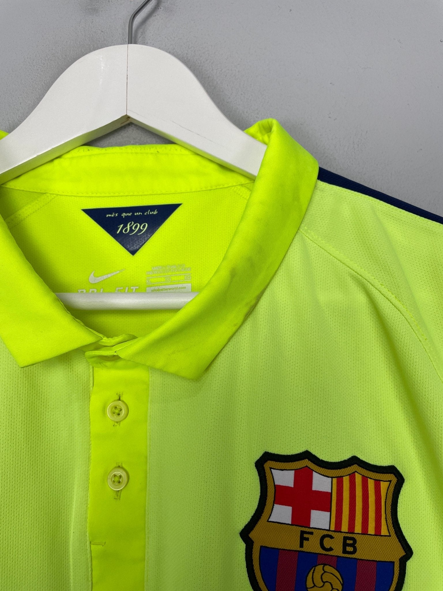 Shop 2014/15 BARCELONA MESSI #10 C/L THIRD SHIRT (XL) NIKE, classic football shirts, vintage football shirts & retro soccer jerseys at Cult Kits