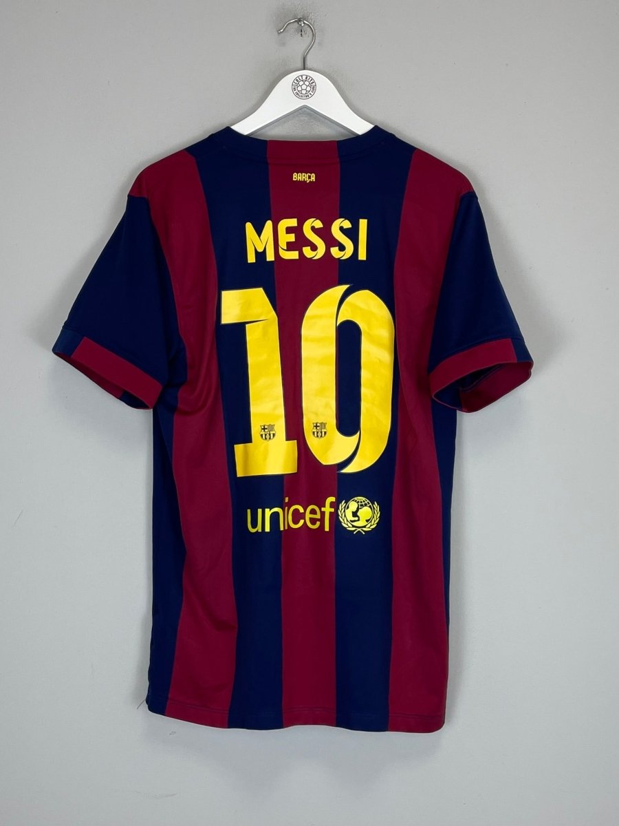 2014/15 BARCELONA MESSI 10 HOME SHIRT (L) NIKE - Cult Kits - Large - Buy Vintage Football Shirts, Authentic Retro Football Shirts For Sale, Classic Football Shirts & Soccer Jersey