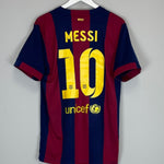 2014/15 BARCELONA MESSI 10 HOME SHIRT (L) NIKE - Cult Kits - Large - Buy Vintage Football Shirts, Authentic Retro Football Shirts For Sale, Classic Football Shirts & Soccer Jersey