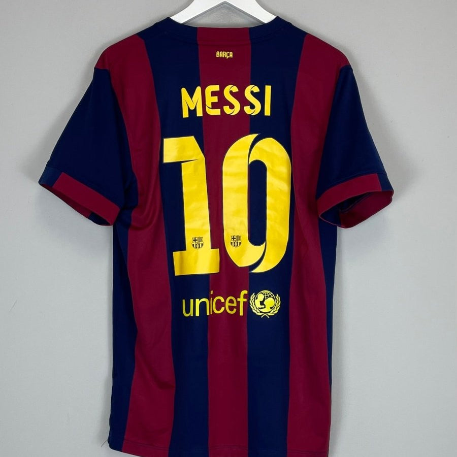 2014/15 BARCELONA MESSI 10 HOME SHIRT (L) NIKE - Cult Kits - Large - Buy Vintage Football Shirts, Authentic Retro Football Shirts For Sale, Classic Football Shirts & Soccer Jersey