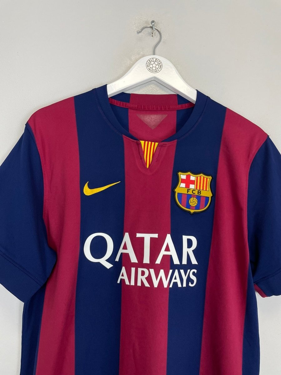2014/15 BARCELONA MESSI 10 HOME SHIRT (L) NIKE - Cult Kits - Large - Buy Vintage Football Shirts, Authentic Retro Football Shirts For Sale, Classic Football Shirts & Soccer Jersey