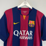 2014/15 BARCELONA MESSI 10 HOME SHIRT (L) NIKE - Cult Kits - Large - Buy Vintage Football Shirts, Authentic Retro Football Shirts For Sale, Classic Football Shirts & Soccer Jersey