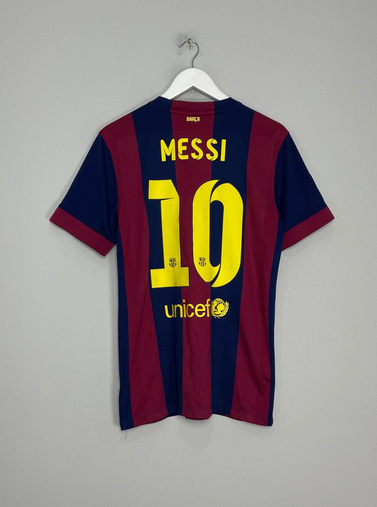 2014/15 BARCELONA MESSI #10 HOME SHIRT (M) NIKE – Cult Kits