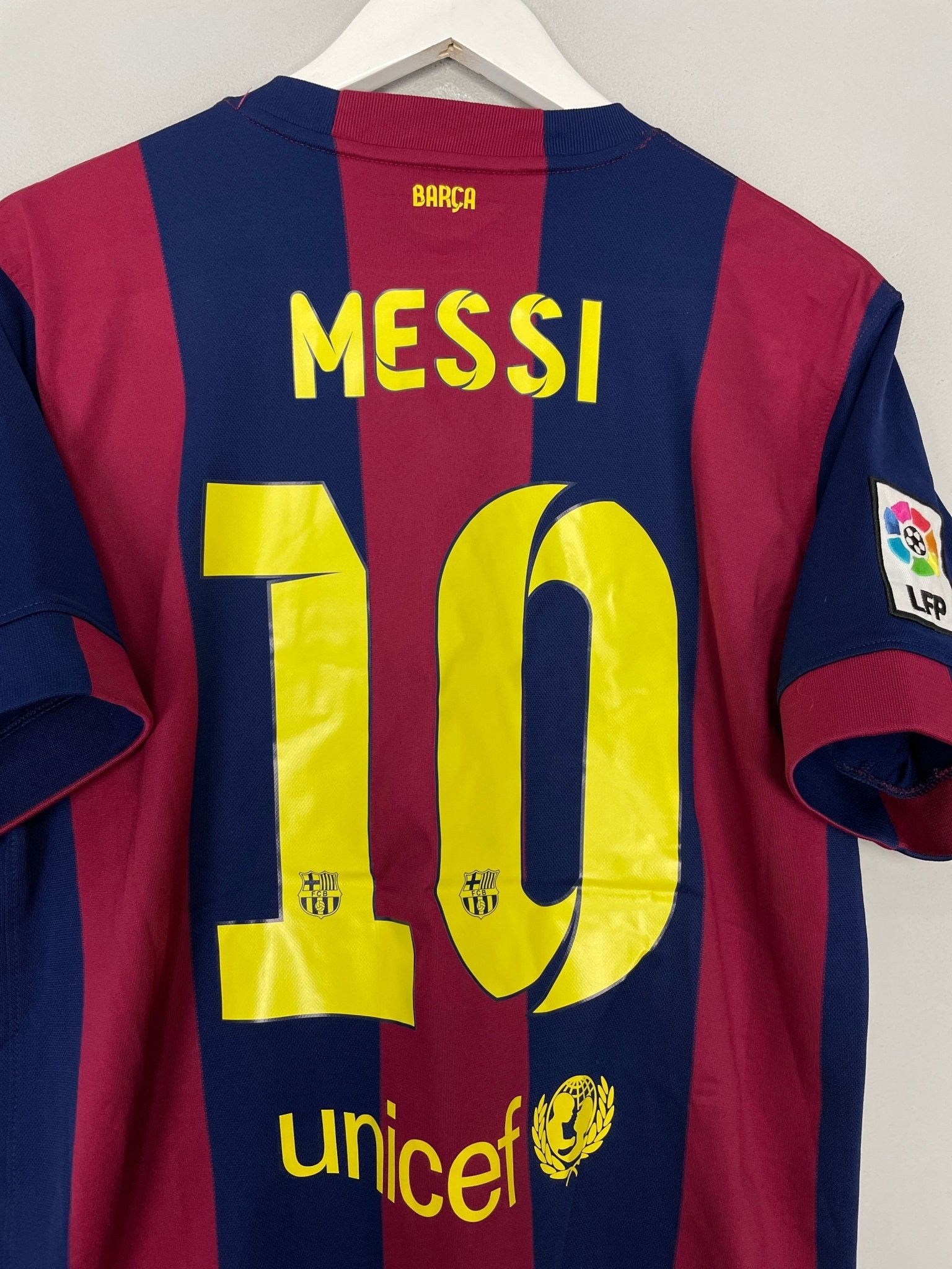 2014/15 BARCELONA MESSI #10 HOME SHIRT (M) NIKE – Cult Kits