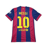 Buy 2014/15 BARCELONA MESSI 10 HOME SHIRT (S) NIKE ~ Free worldwide shipping available ~ Authentic Vintage Football Shirts from Cult Kits
