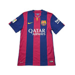 Buy 2014/15 BARCELONA MESSI 10 HOME SHIRT (S) NIKE ~ Free worldwide shipping available ~ Authentic Vintage Football Shirts from Cult Kits