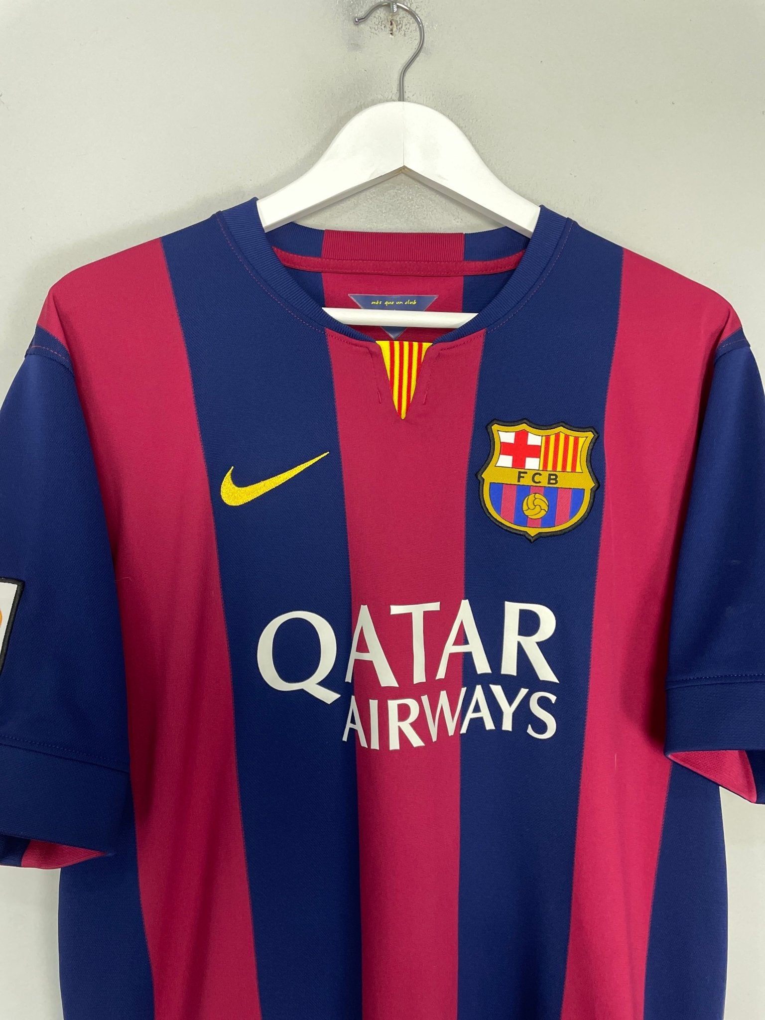 Shop 2014/15 BARCELONA MESSI #10 HOME SHIRT (XL) NIKE, classic football shirts, vintage football shirts & retro soccer jerseys at Cult Kits