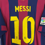 Shop 2014/15 BARCELONA MESSI #10 HOME SHIRT (XL) NIKE, classic football shirts, vintage football shirts & retro soccer jerseys at Cult Kits