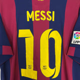 Shop 2014/15 BARCELONA MESSI #10 HOME SHIRT (XL) NIKE, classic football shirts, vintage football shirts & retro soccer jerseys at Cult Kits