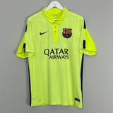 Shop 2014/15 BARCELONA MESSI #10 THIRD SHIRT (L) NIKE, classic football shirts, vintage football shirts & retro soccer jerseys at Cult Kits