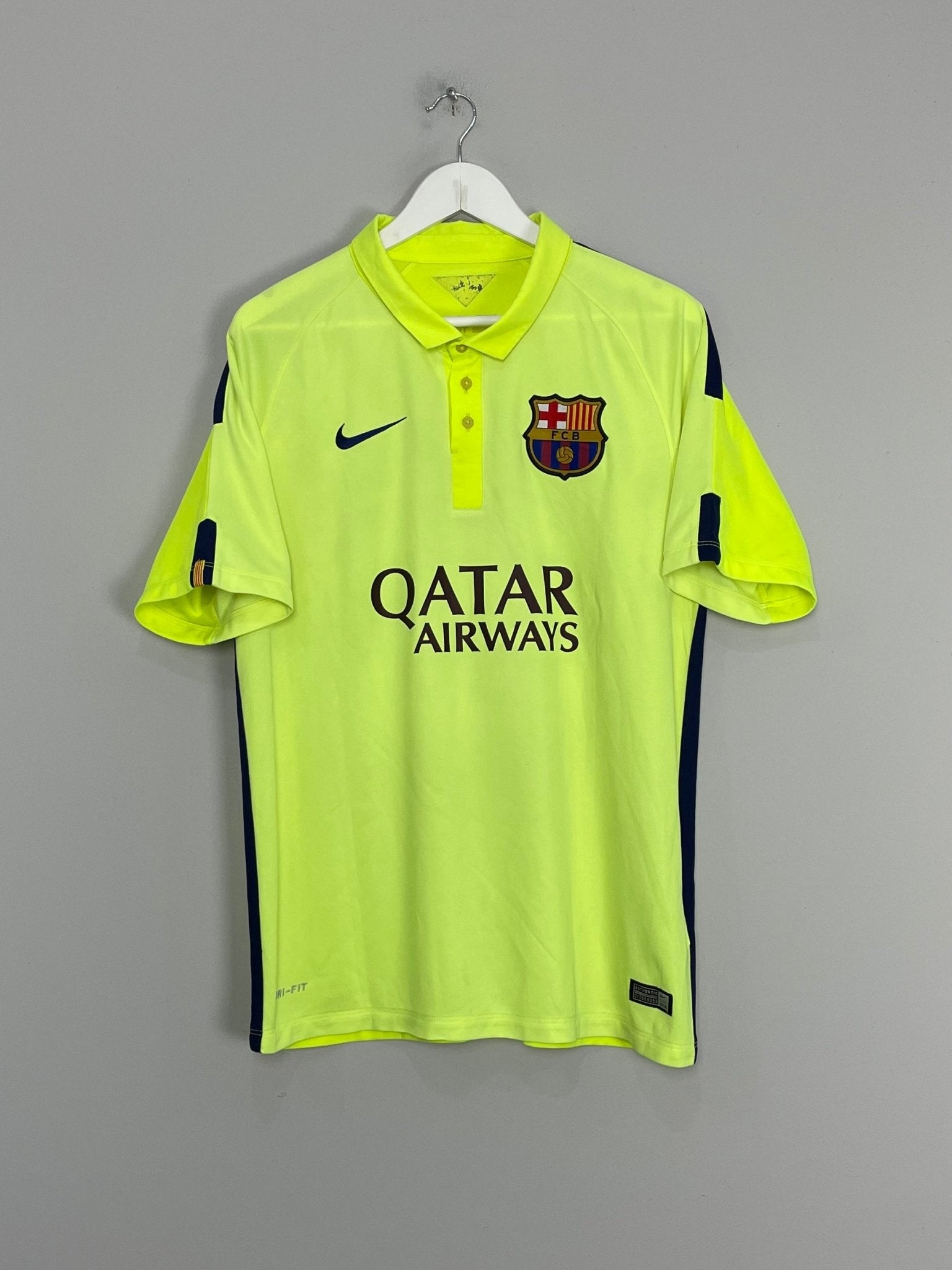 Shop 2014/15 BARCELONA MESSI #10 THIRD SHIRT (L) NIKE, classic football shirts, vintage football shirts & retro soccer jerseys at Cult Kits