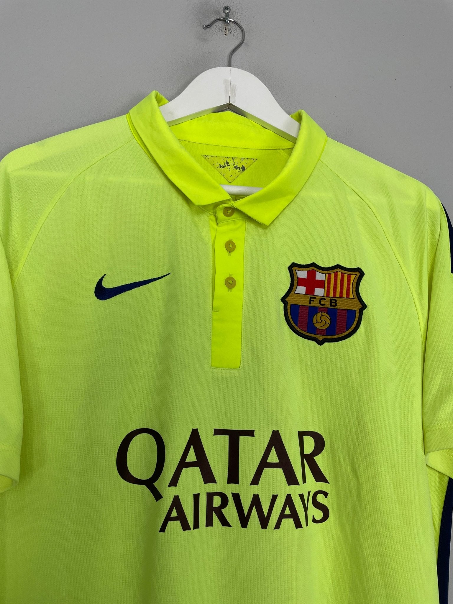 Shop 2014/15 BARCELONA MESSI #10 THIRD SHIRT (L) NIKE, classic football shirts, vintage football shirts & retro soccer jerseys at Cult Kits