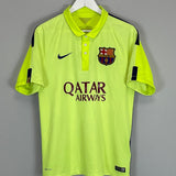 Shop 2014/15 BARCELONA MESSI #10 THIRD SHIRT (M) NIKE, classic football shirts, vintage football shirts & retro soccer jerseys at Cult Kits