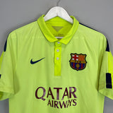 Shop 2014/15 BARCELONA MESSI #10 THIRD SHIRT (M) NIKE, classic football shirts, vintage football shirts & retro soccer jerseys at Cult Kits