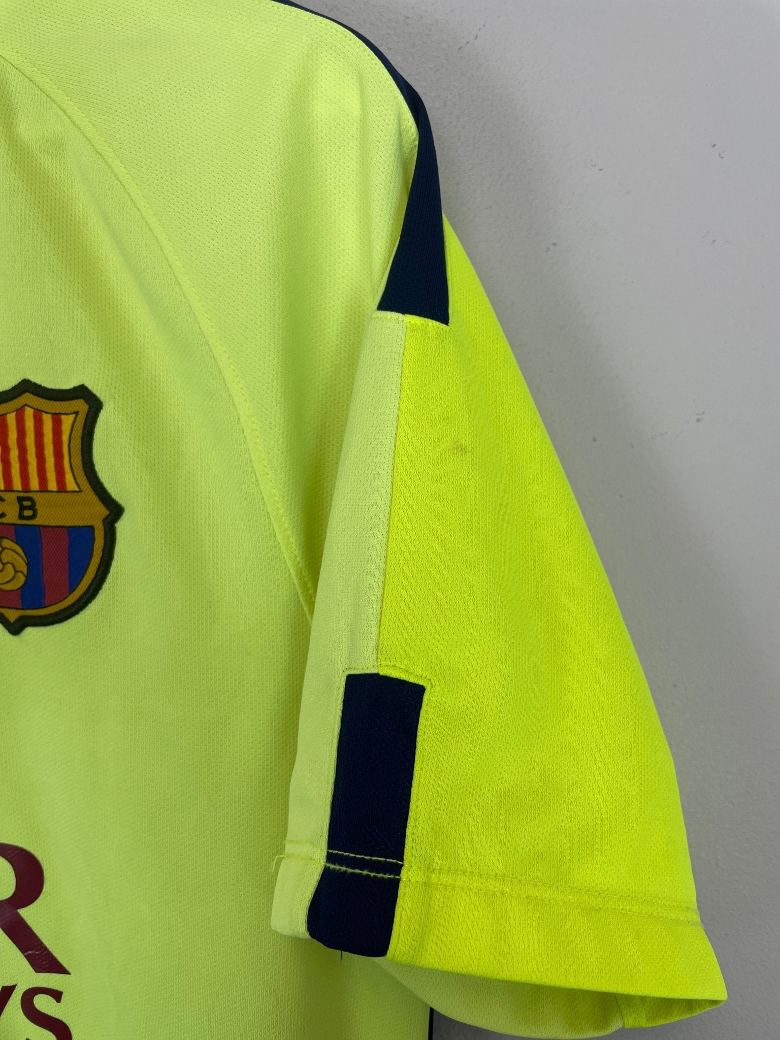 Shop 2014/15 BARCELONA MESSI #10 THIRD SHIRT (M) NIKE, classic football shirts, vintage football shirts & retro soccer jerseys at Cult Kits