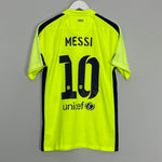 Shop 2014/15 BARCELONA MESSI #10 THIRD SHIRT (S) NIKE, classic football shirts, vintage football shirts & retro soccer jerseys at Cult Kits