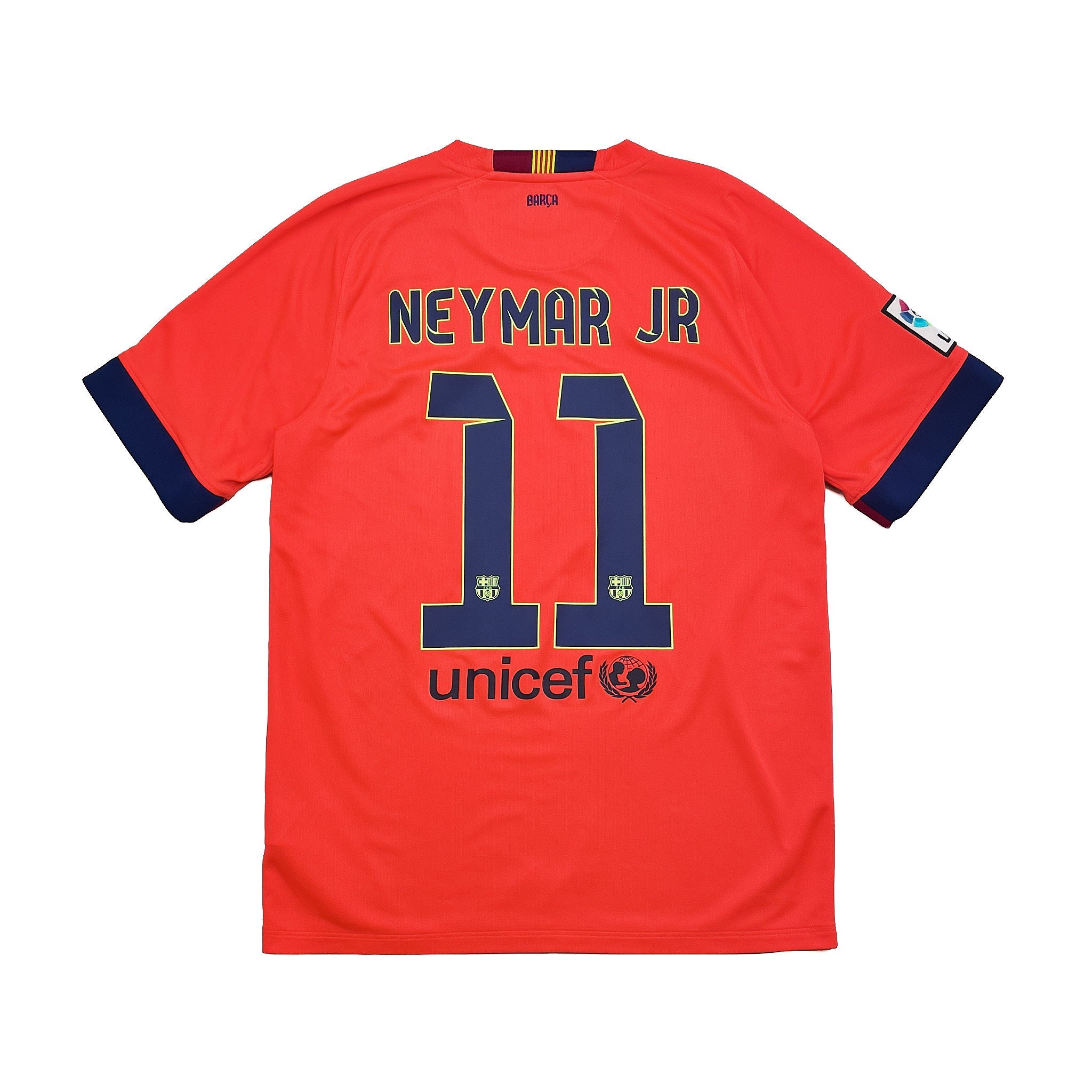 Buy 2014/15 Barcelona Neymar 11 Away Shirt (M) Nike ~ Free worldwide shipping ~ Authentic Vintage Football Shirts from Cult Kits