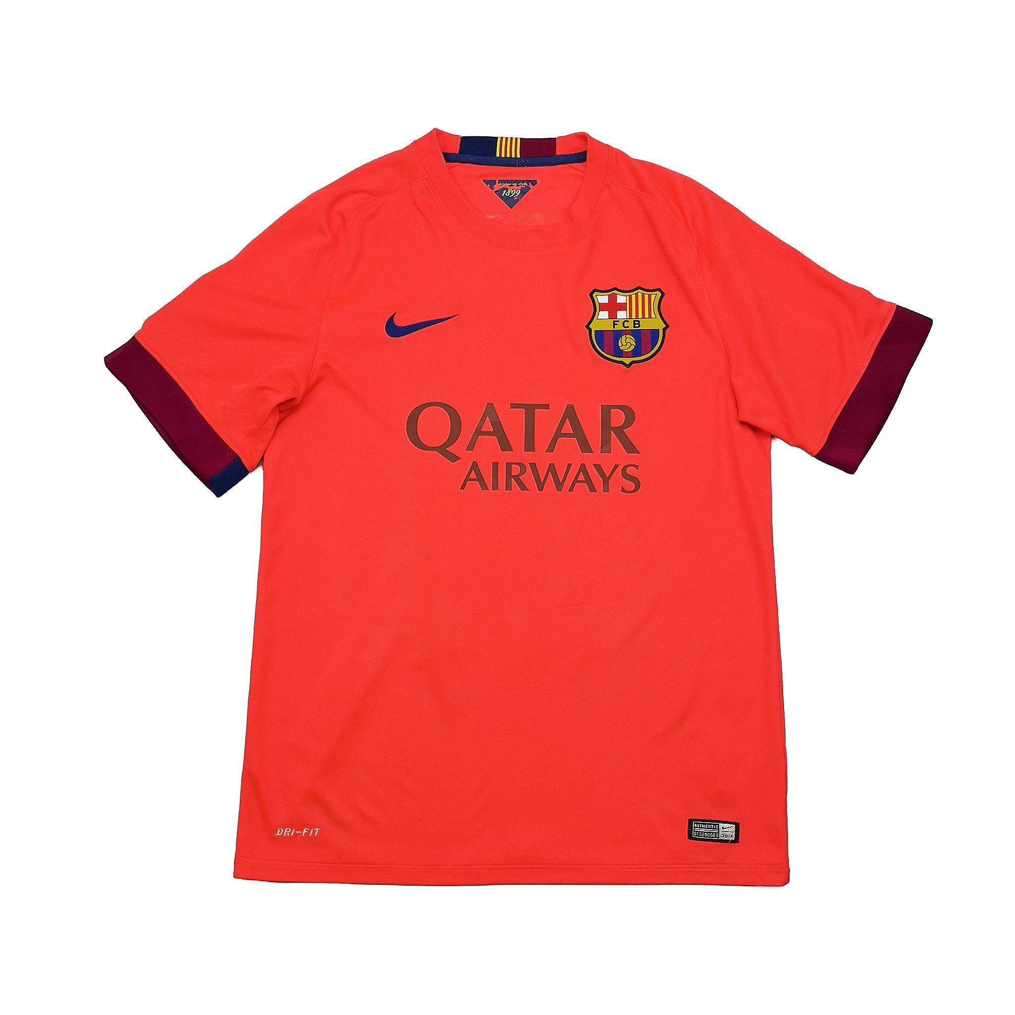 Buy 2014/15 Barcelona Neymar Jr 11 Away Shirt (M) Nike ~ Free worldwide shipping ~ Authentic Vintage Football Shirts from Cult Kits
