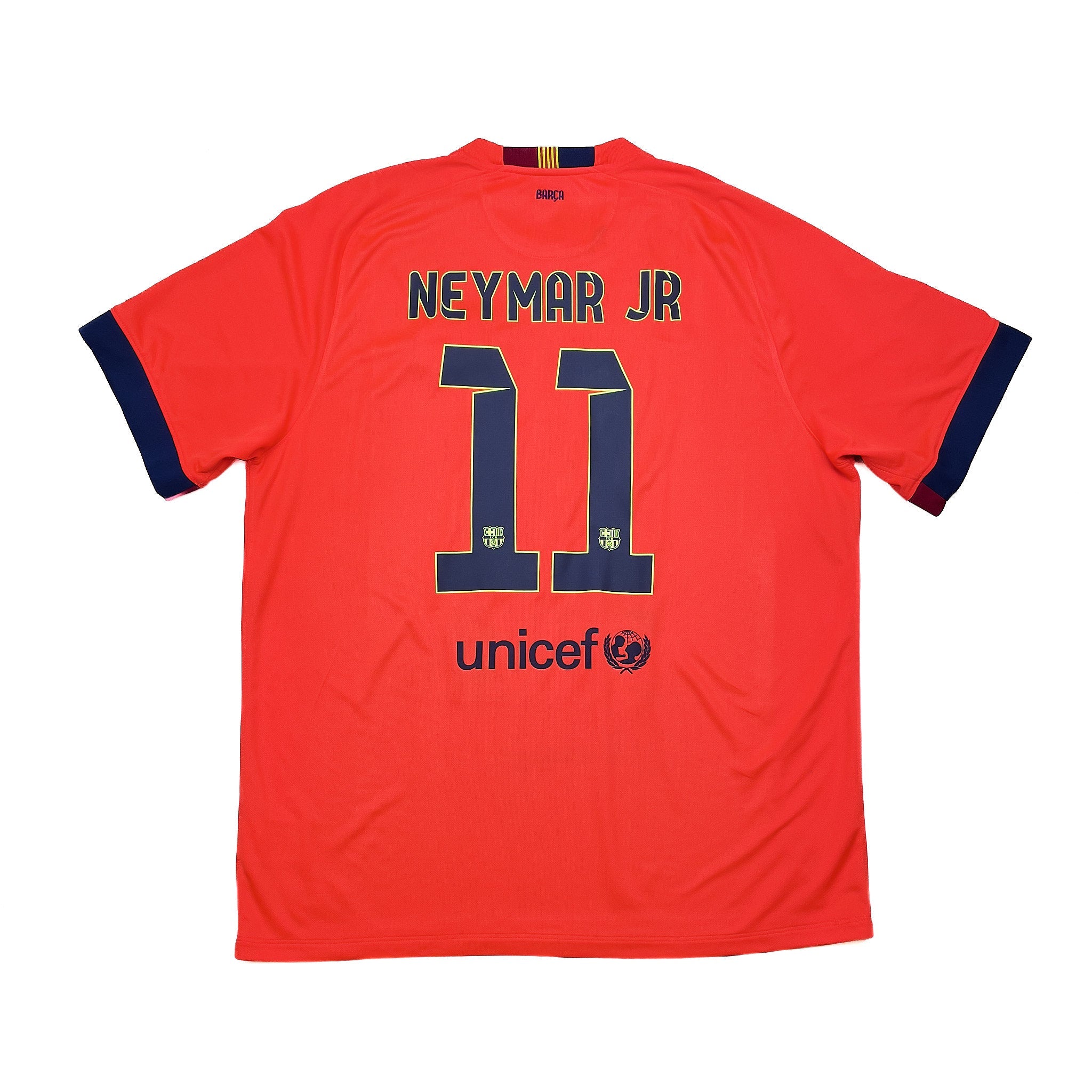 Buy 2014/15 Barcelona Neymar Jr 11 Away Shirt (XXL) Nike ~ Free worldwide shipping ~ Authentic Vintage Football Shirts from Cult Kits