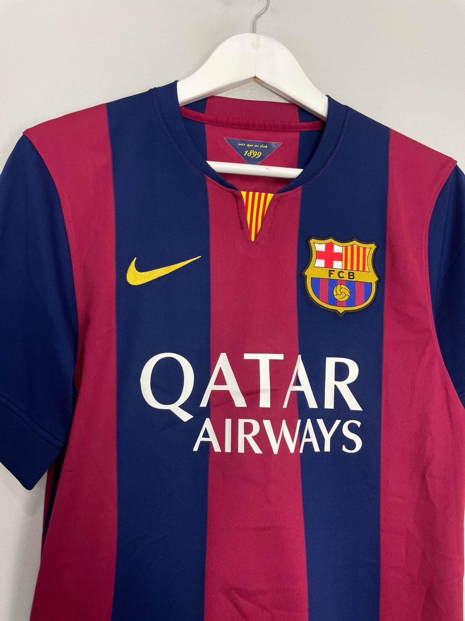 Shop 2014/15 BARCELONA NEYMAR JR #11 HOME SHIRT (S) NIKE, classic football shirts, vintage football shirts & retro soccer jerseys at Cult Kits