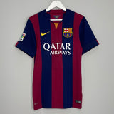 Shop 2014/15 BARCELONA NEYMAR JR #11 HOME SHIRT (S) NIKE, classic football shirts, vintage football shirts & retro soccer jerseys at Cult Kits