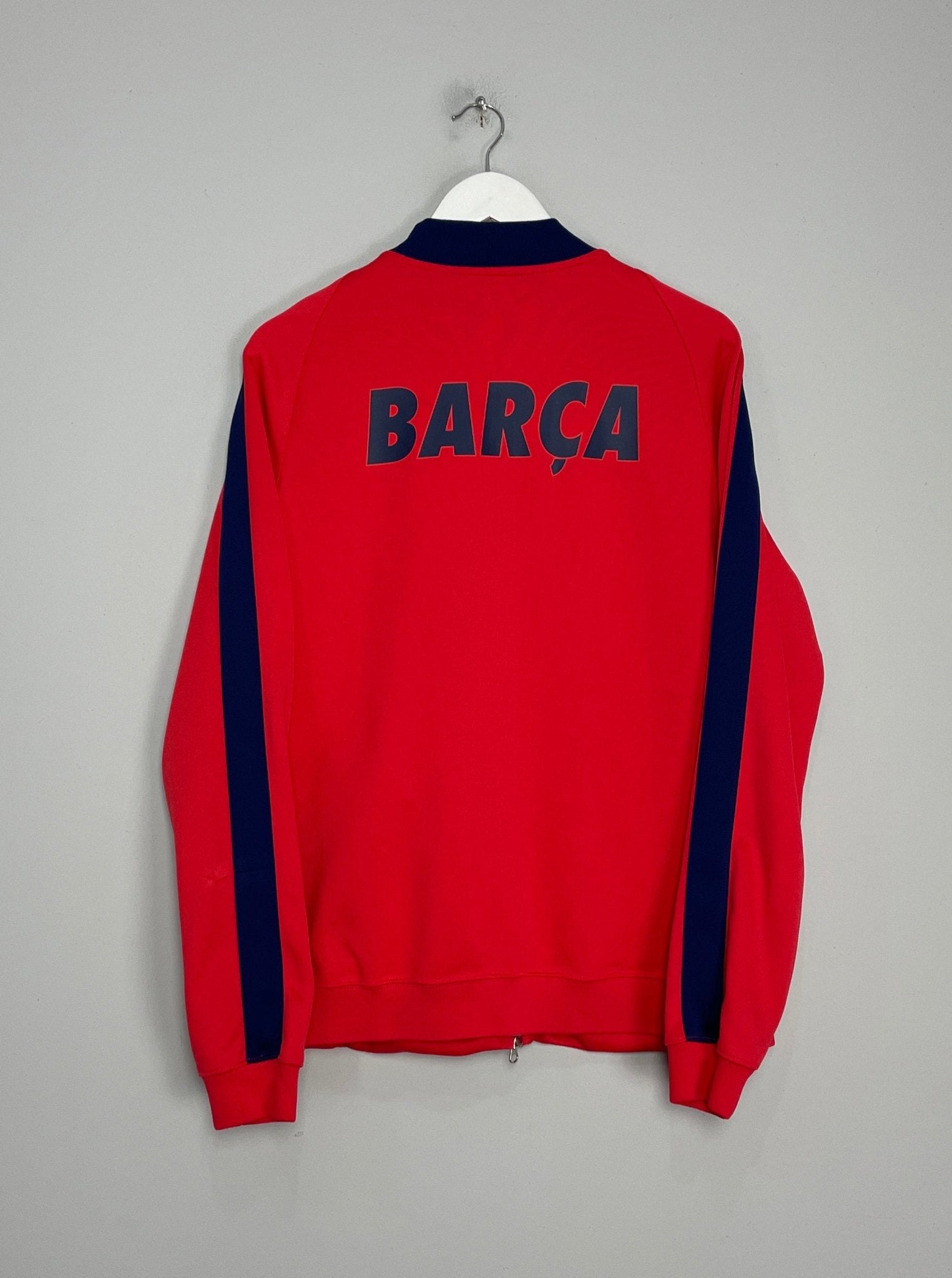 Shop 2014/15 BARCELONA TRACK JACKET (L) NIKE, classic football shirts, vintage football shirts & retro soccer jerseys at Cult Kits
